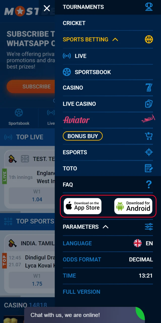 Find the Mostbet app section to download the Android app to play Crazy Time.