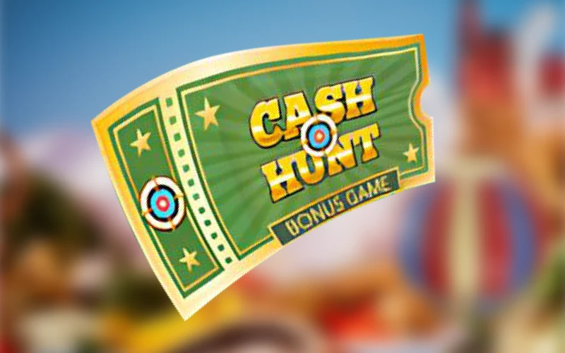 Shoot at the shooting range to get a reward in the Crazy Time Cash Hunt bonus game.