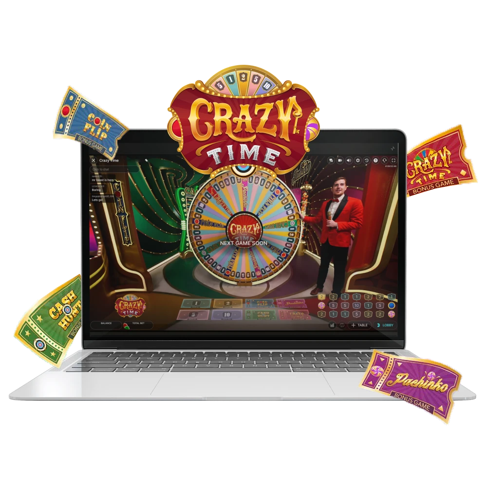 Crazy Time is one of the most popular and profitable live casino games.