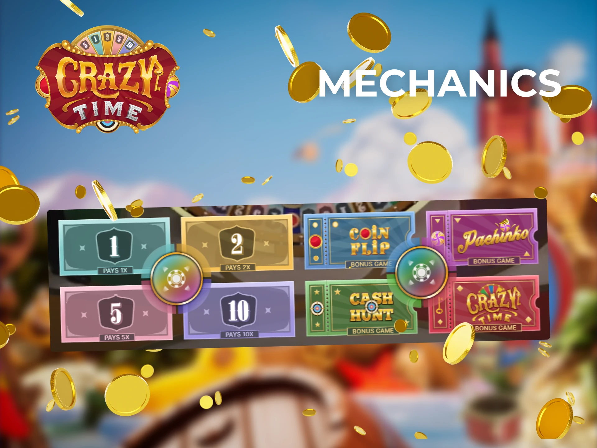 Learn the mechanics of Crazy Time.