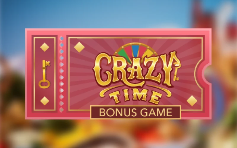 The most profitable bonus game Crazy Time.