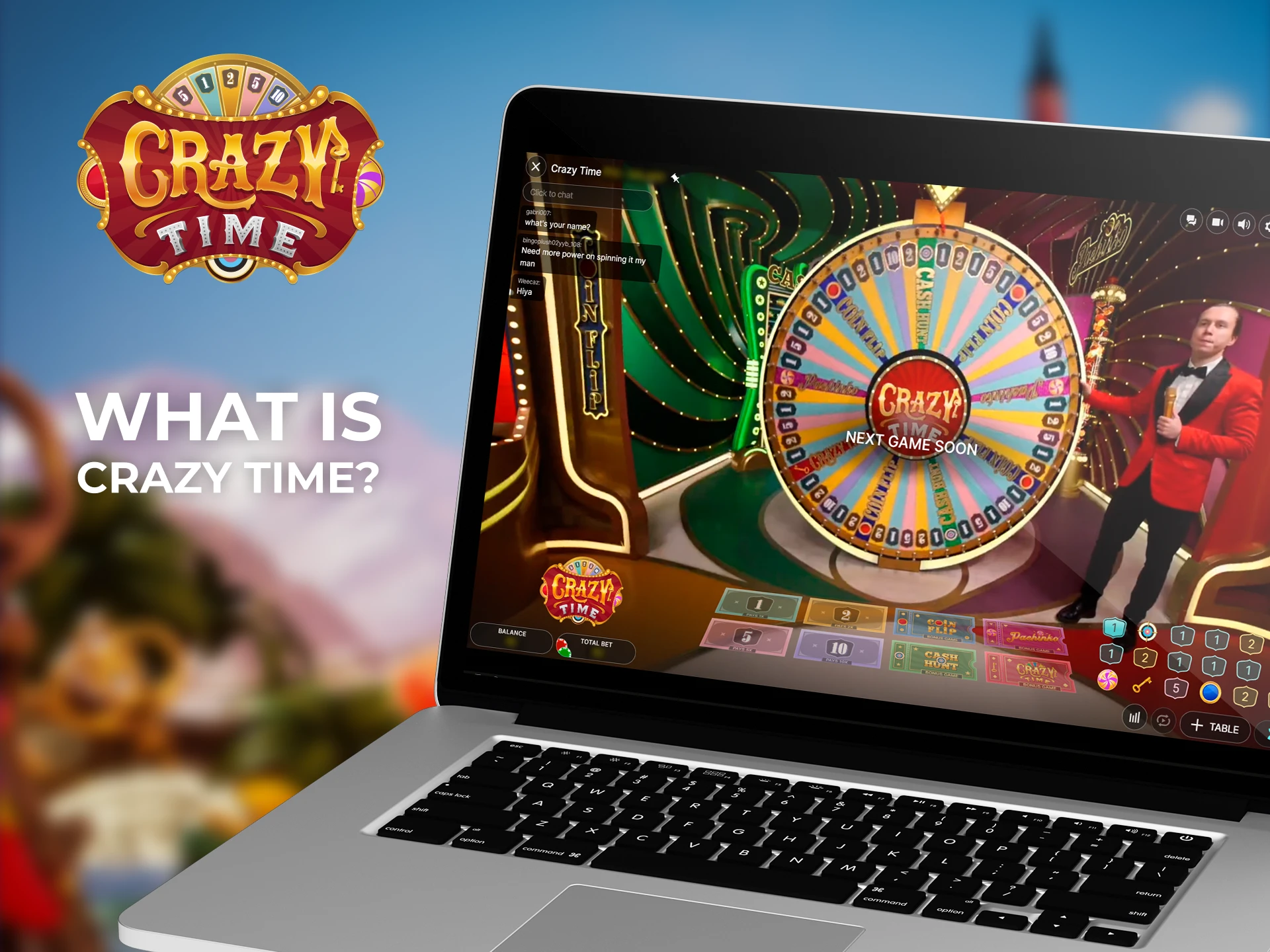 Crazy Time is a live casino game from the provider Evolution Gaming.