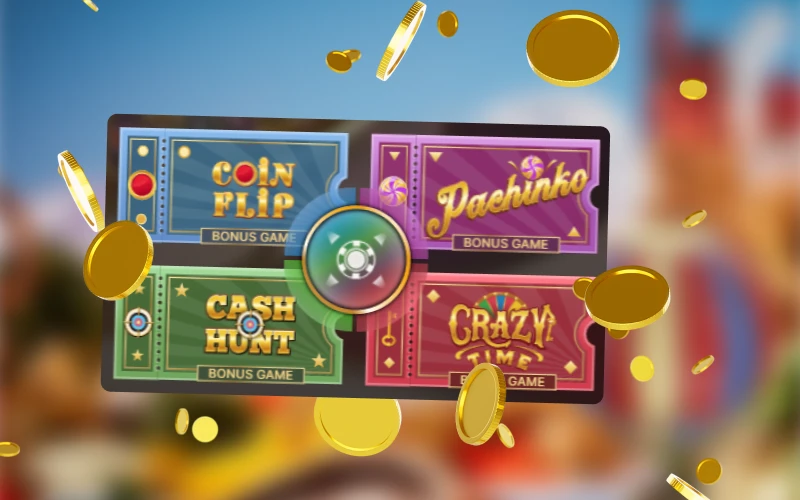 Betting on bonus games in Crazy Time will give you bigger winnings.