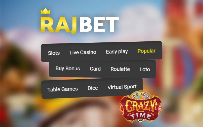 Rajbet Casino has many of the games you know and love.